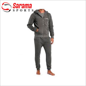 Uniforme de jogging à capuche vierge pour hommes, maillot d'entraînement professionnel, de marque, gris, - Product Image 1