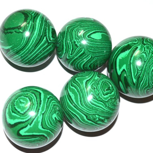 Sphères synthétiques de malachite: Sphères synthétiques de malachite à vendre Décoration intérieure en pierre de reiki de guérison - Product Image 1