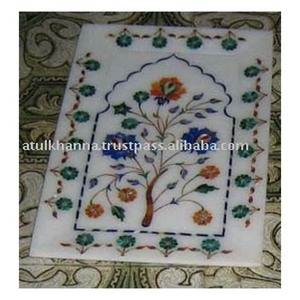 ฝังหินอ่อนสีขาวกึ่งมีค่าหินของขวัญขององค์กร - Product Image 1