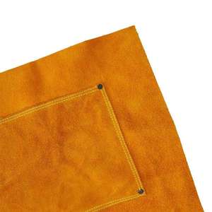 Delantal de Soldadura de Cuero al por Mayor, Delantal de Soldadura de Cuero Resistente, Ignífugo, Delantal de Trabajo para Soldador, Unisex, Ajustable - Product Image 6