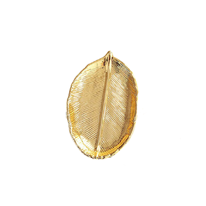 Plato para servir comida de dos tamaños diferentes, platos para servir hojas de Color dorado de latón hechos a mano para uso en restaurante doméstico - Product Image 5