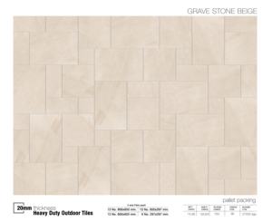 Vente chaude Carreaux de sol en céramique pleine masse pour extérieur, aspect granit, pour jardin, cour et parking, 600x600x20mm, conception robuste - Product Image 5