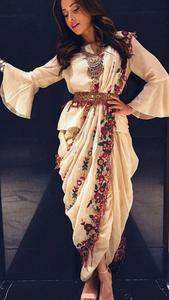 Royal Designer Dhoti Salwar Suit Heavy Work Dupatta & Elegant Party Wear - Product Image 2