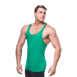 Haute qualité 100% coton hommes Gym Fitness débardeur nouveau Style personnalisé simple boutonnage haut respirant - Product Image 5
