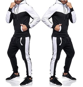 Custom Sublimation Men Sweatsuit Jogging Suits Long Zipper Running Wear Custom Mens Tracksuit - Product Image 2