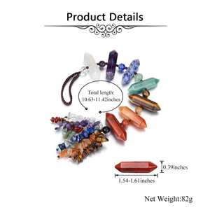 ที่แขวนผนังคริสตัลแบบสองจุดที่7จักระ7ที่แขวนผนังแบบคริสตัลที่แขวนกำแพง - Product Image 5