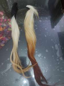 Cheveux de queue de vache bruts de qualité supérieure avec os, longueur 50-80 cm, pour la fabrication de brosses et l'artisanat - Product Image 4