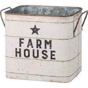 Diseño decoración arte y artesanía elegante Galvanizado Granja Casa Lujo Decoración para el hogar Maceta Jardín Al Aire Libre Hierro galvanizado Maceta forjada - Product Image 1