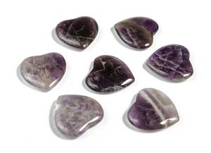 Piedras de cristal Puffy para hacer el amor, regalos de amor, cuarzo pulido, amatista de ensueño de alta calidad, piedras preciosas, corazones naturales, 1kg - Product Image 4
