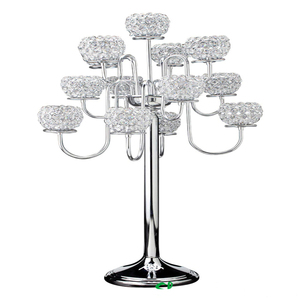 BOUGEOIR EN CRISTAL NOIR DE NOUVEL ARRIVÉ POUR LA DÉCORATION DE LA MAISON MODERNE ET LA DÉCORATION DE MARIAGE DE LUXE - Product Image 5