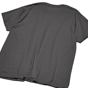 เสื้อยืดคอกลมแขนสั้นสำหรับผู้ชายผ้าฝ้ายโพลีเอสเตอร์ลำลองแขนสั้นสีพื้นดีไซน์โลโก้ตามสั่งฤดูร้อน - Product Image 4