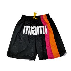 2025 pantalones cortos de baloncesto Retro personalizados Sarga de aparejos bordados de secado rápido Unisex tamaño XS nuevo diseño Retro impreso transpirable - Product Image 1
