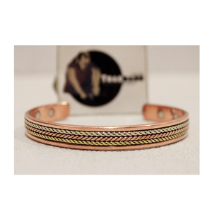 Brazalete tejido de cobre Antic Unisex para mujer, gemelos de nuevo diseño para aniversario, precio al por mayor - Product Image 1