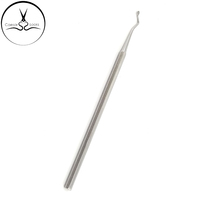 Emballage personnalisé grattoir à ongles en gros nouveau design curette de manucure lime à ongles en acier inoxydable outil de beauté en métal marque privée