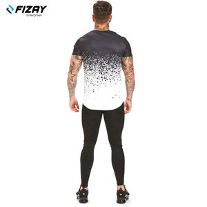 T-shirts pour hommes de haute qualité en gros Conception personnalisée Poids lourd 220 GSM pour T-shirts à impression bouffante - Product Image 3