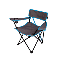 Chaise de camping pliante simple en tissu et métal, légère et moderne, de style turc, bleue, pour la plage, l'atelier, l'extérieur et le parc, mobilier d'extérieur