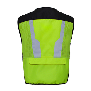 Chaleco de Motociclista Urbano de Cuero Personalizado para Hombre, Cortavientos, con Múltiples Bolsillos, Forro de Malla, Estilo Cargo, para Invierno - Product Image 3