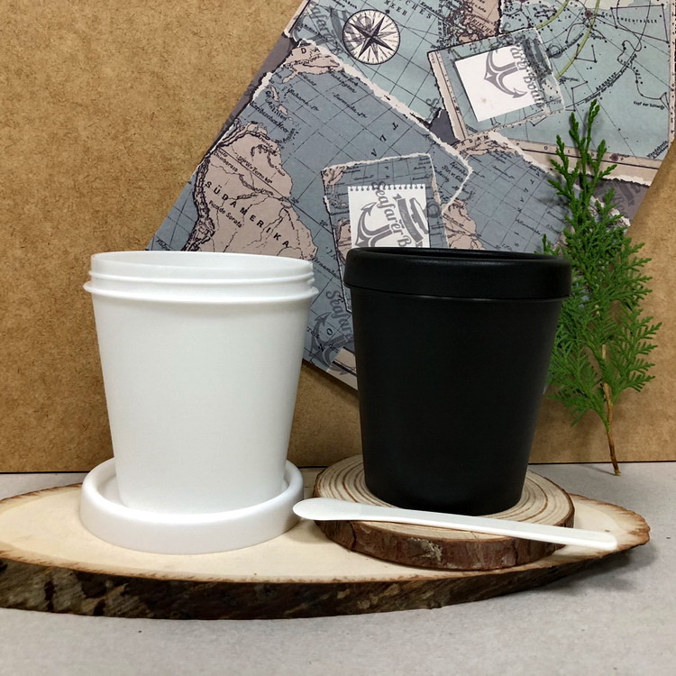 stock 8oz cosmetic jars cosmetic plastic jars with lids