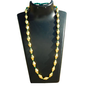 Collier traditionnel en perles dolki dorées pour femmes et filles, fait à la main, avec écran simple, tribal, nouveau design - Product Image 2