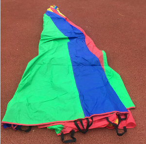 Hotselling personnalisé arc-en-ciel enfants jouent <span class=keywords><strong>parachute</strong></span>, <span class=keywords><strong>jeux</strong></span> d'intérieur enfants jouent-diamètre 6 pieds 12 pieds 20 pieds - Product Image 3