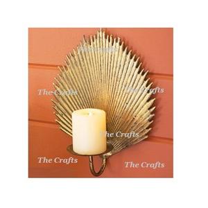 Aluminium Gold Color Wall <b>Hanging</b> <b>Candle</b> Holder Highest Quality Wall Decoration <b>Candle</b> Holder For Wedding Decor - Product Image 1