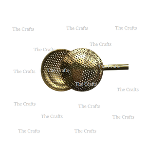 Colador de té pulido dorado de latón, la mejor calidad, tamaño y forma personalizados, herramientas de cocina, colador de té a precios baratos - Product Image 2