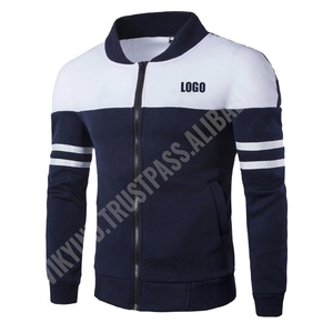 Ropa deportiva para hombre, abrigos de manga larga con cremallera, moda de otoño - Product Image 1