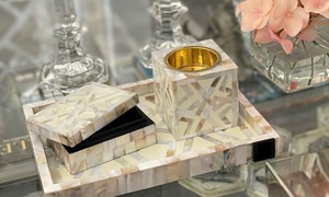 Quemador de incienso de alta calidad, fregona con incrustaciones, precio al por mayor, soportes de incienso, quemador Bakhoor de nácar para exportación - Product Image 5