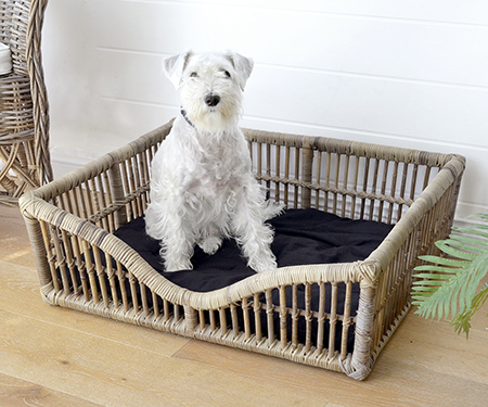 Handgefertigtes Vietnamesisches Bambus-Hundebett mit Streifenmuster und  Abnehmbarem Bezug, Wasserdicht & Umweltfreundlich| Alibaba.com