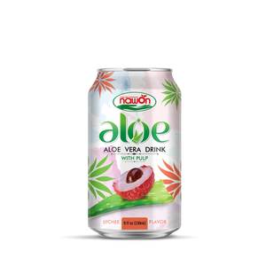 Boisson au jus d'aloe vera NAWON du Vietnam de 330ml en aluminium peut marque privée bonne boisson à l'aloe vera OEM ODM à faible teneur en sucre - Product Image 5