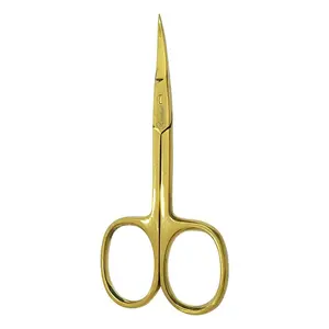 Stainless Steel Cuticle Fine Scissor Top Quality Manicure Nail Scissor Sharp Edge Ingrown Nail Cutting Scissors
