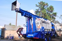 Foreuse de puits d'eau montée sur camion PRL PDTHR-350, profondeur 1200 pieds, diamètre max. 350 mm, haute sécurité, garantie 1 an, usage industriel
