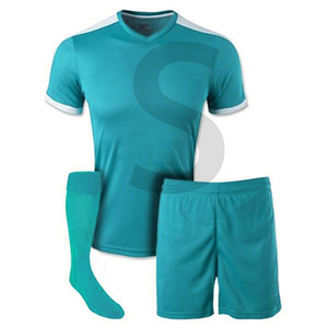 Vêtements de football avec logo personnalisé pour hommes Maillot de football uniforme complet avec short et chemise Sublimation Team Training Suit - Product Image 5