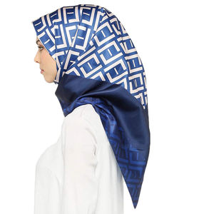 Hijab elástico de algodón para mujer, bufandas de cabeza lisas, estolas de alta calidad, al por mayor - Product Image 4