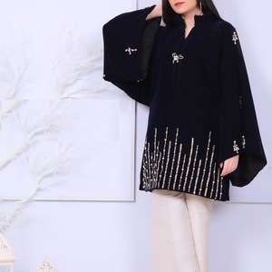 NEW---STUNNING---KURTA AVEC STYLISH--PANT POUR LA Fête-usure-robe avec applications pour la Fête-USURE/Mariage = 2021. - Product Image 1