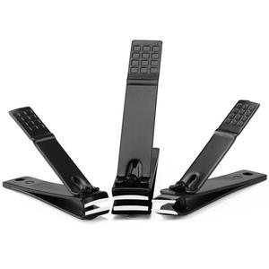 Coupe-ongles professionnel, en acier inoxydable, pour soins de beauté, pour faux-ongles, extensions pour les doigts, noir, avec lime - Product Image 4