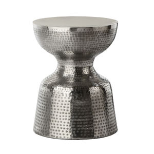 โต๊ะโลหะทรงกลม,โต๊ะโลหะสไตล์คลาสสิกทำมือแฟนซีวางข้าง - Product Image 3