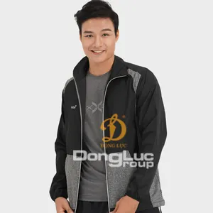 Sportswear Jacket for Men Low Price printed your logo & Brand design from Vietnamese Supplier Factory
