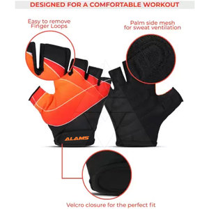 Gants de fitness antidérapants en cuir respirant unisexe au design personnalisé vente en gros pour le sport, la salle de sport et l'haltérophilie - Product Image 4