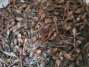 Cuchara de coco de bambú con forma y tamaño personalizado, calidad superior - Product Image 4