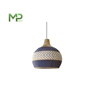 Wholesale Seagrass Bamboo <b>Cage</b> Wicker Weaving Ceiling Chandelier Pendant Lighting with <b>Lamp</b> Covers & <b>Shades</b> - Product Image 3
