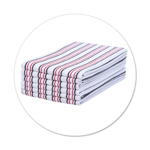 100% ผ้าฝ้ายอินทรีย์วัสดุการออกแบบที่หรูหราผ้าขนหนูครัว - Product Image 1