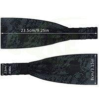 Diadema deportiva fina de Color azul, cinta elástica para el pelo, para Yoga, Fitness, para el sudor, venta al por mayor