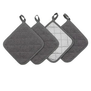 Hot Sale Bakeware 100% Organic Cotton GOTS Certified Mini Mitts and Pot Holders Set - Product Image 5