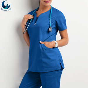En stock, uniformes médicaux personnalisés pour femmes, infirmières, médecins, ensembles d'uniformes d'infirmière, fabricant OEM - Product Image 4