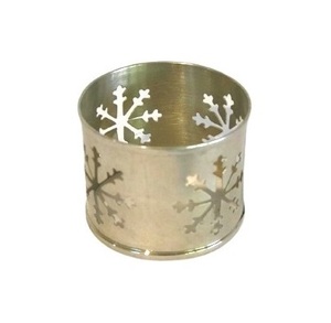 Mejor venta hoja de anillo de servilleta respetuoso del medio ambiente de Metal anillo de servilleta soporte de oro la servilleta anillos para restaurante - Product Image 2