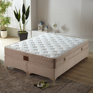 Camas dobles de madera de lujo para hotel, juegos de dormitorio, diseño moderno, cuero, tamaño king, novedad - Product Image 6