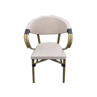 Fauteuil en rotin pour terrasse de restaurant Mingmeng – Vente chaude – Mobilier d'extérieur – Chaises de jardin – Guangzhou – Écologique