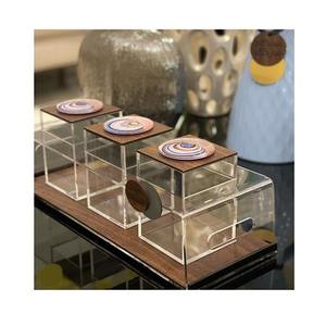 Classic Design Tableware Chocolate Server Round Shape Mother Of Pearl Work Sweets Server With Deluxe Quality - Product Image 4