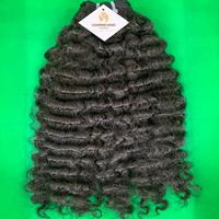 Cheveux Remy Vietnamiens et Birmans Double Drawn, Double Trame, 100% Naturels, Cuticules Alignées, Bouclés, 8-30 Pouces, Trame Invisible, Cheveux Effet Nuage